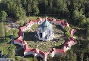 Poutní kostel sv. Jana Nepomuckého na Zelené hoře - památka UNESCO
