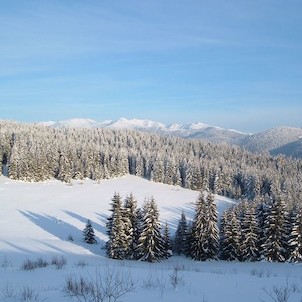 Pohľad na Roháče so Zadnej mlynovej
