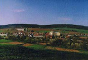 Pohled na obec Medlovice
