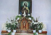Interiér kaple Panny Marie