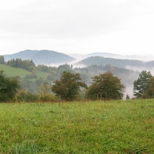 Pohled z Pulčín, Podzim