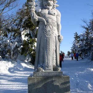 Radegast v zimě