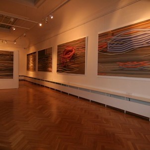 Záběr z výstavy v Muzeu Prostějovska
