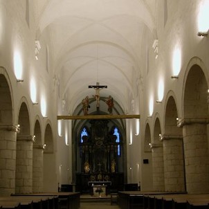 Bazilika interiér