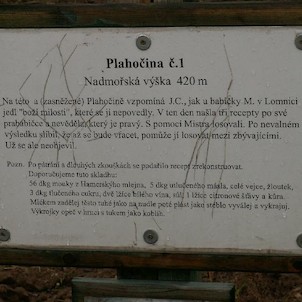 Naučná stezka Járy Cimrmana - plahočina č. 1 - detail, Detail první plahočiny na naučné stezce Járy Cimrmana.