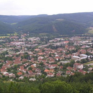 pohled na Tišnov
