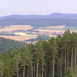 pohled z rozhledny