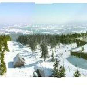 Panorama z rozhledny na Černé hoře