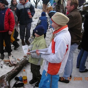 Silvestrovský výstup na kopec Ralsko 2006