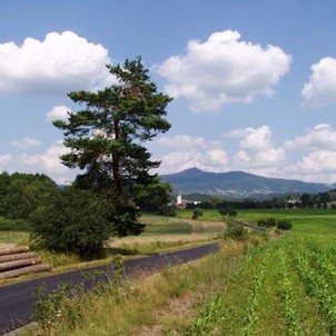 pohled na Ještěd