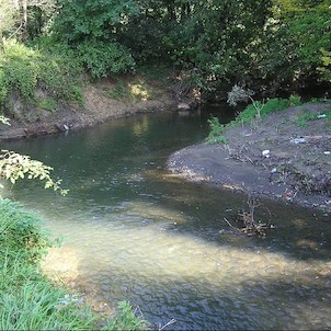 Meandry Lučiny, Meandry Lučiny - ukázka meandrujícího toku