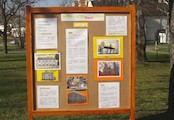 Tabule stezky, stanoviště č. 13, zámek a kostel