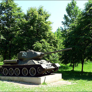 sovietsky tank T34 z 2. sv. vojny