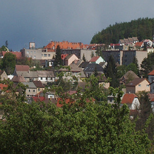 pohled na město