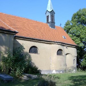 Kostel sv. Mikuláše, západní strana kostela