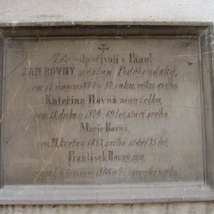 Havířský kostelík - popisek