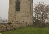 zřícenina zvonice, zřícenina zvonice, jež vyhořela společně s původním kostelem r. 1677