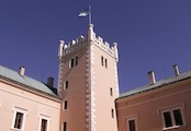 pohled z nádvoří zámku