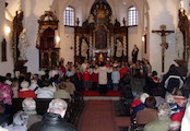 Třebívlice - Kostel, vystoupení Granátek