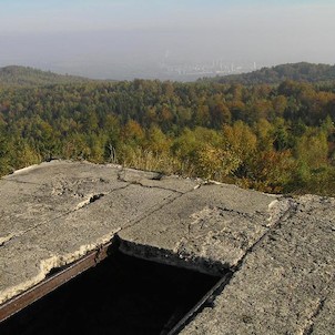 rozhledna Jeřabina, pohled z torza rozhledny